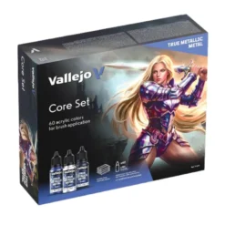 Conjunto True Metallic Metal Color Core Vallejo