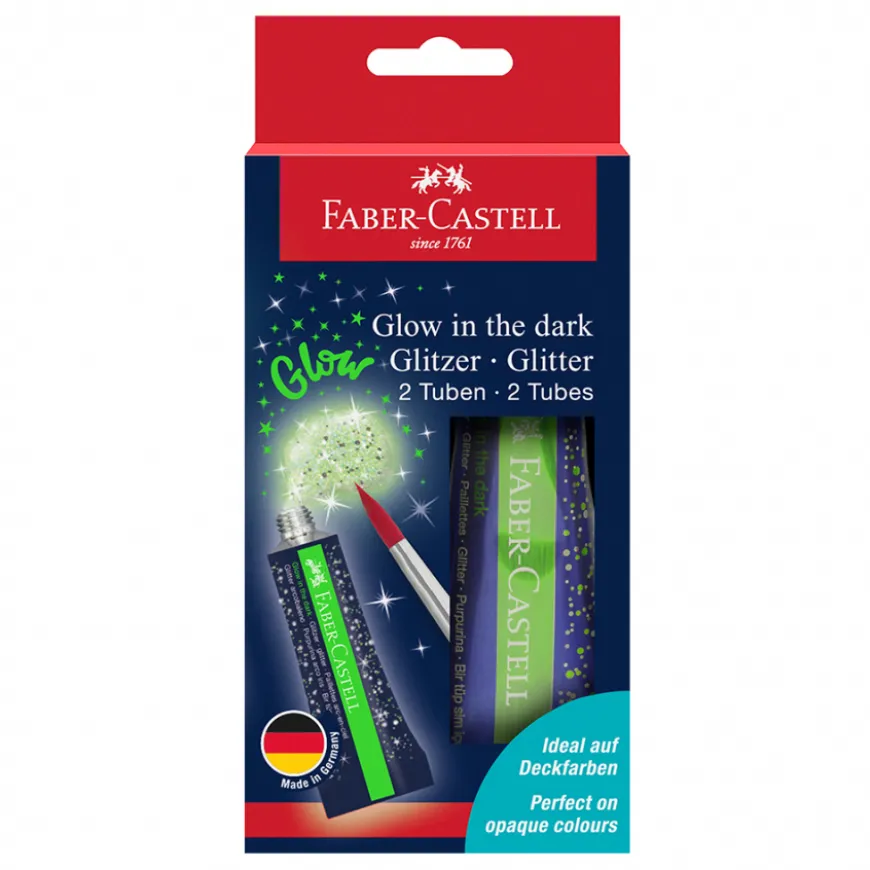 Conjunto Tubos Glitter Faber Castell