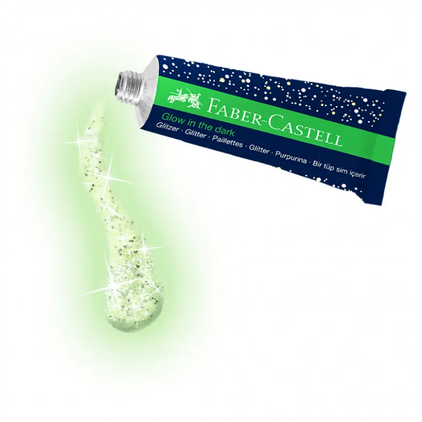 Conjunto Tubos Glitter Faber Castell