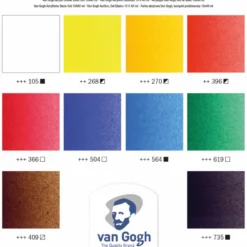 Estojo Básico Acrílico Van Gogh