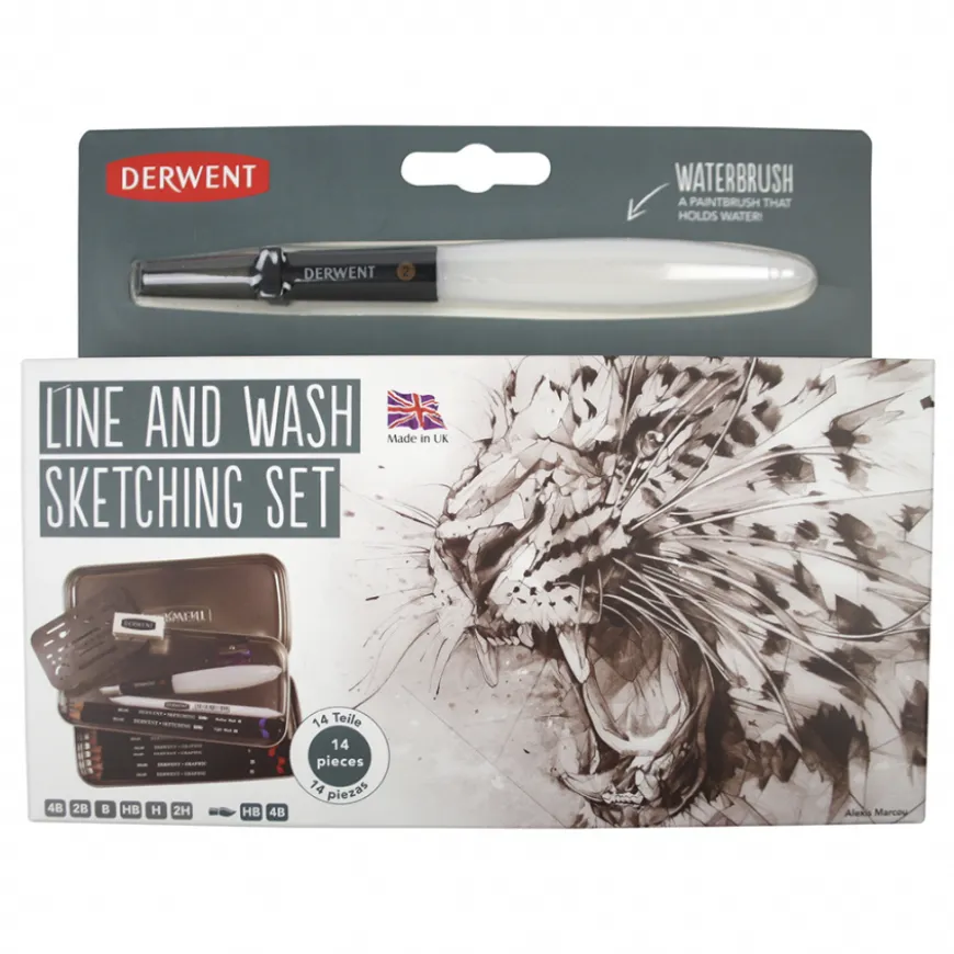 Estojo Metálico Derwent Sketching