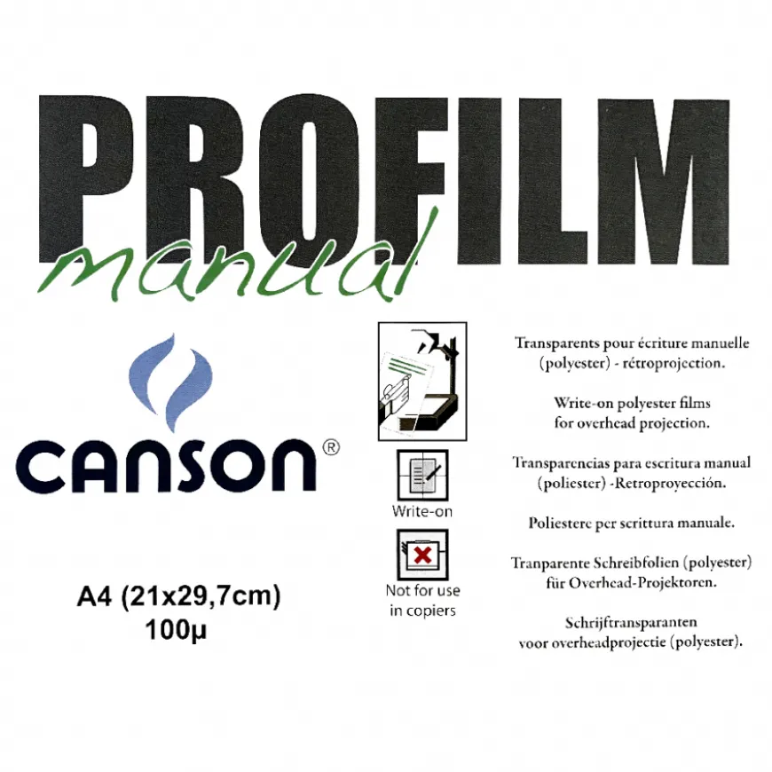 Folhas Acetato Poliéster Profilm Manual