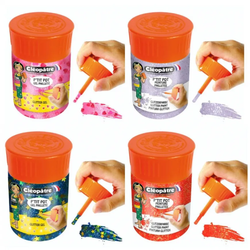 Frasco de Gel Glitter Cléopâtre