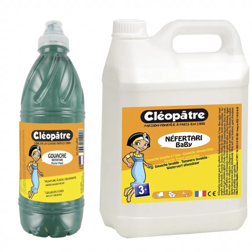 Guache Cleópâtre Néfertari