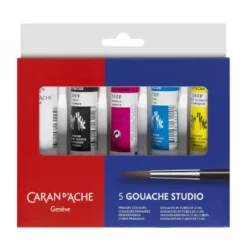 Guache Studio Caran D´Ache em Caixa de Cartão
