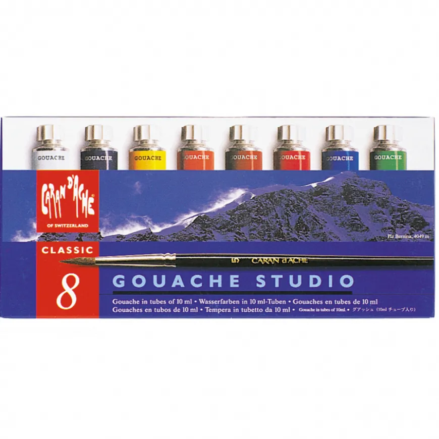 Guache Studio Caran D´Ache em Caixa de Plástico
