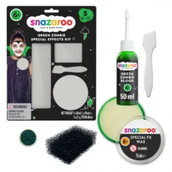 Kit Maquilhagem Efeitos Especiais Zombie Verde Snazaroo