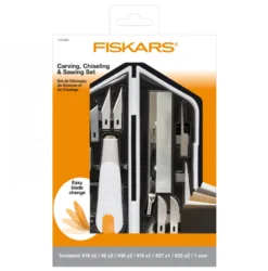 Kit para Esculpir, Cinzelar e Serrar Fiskars
