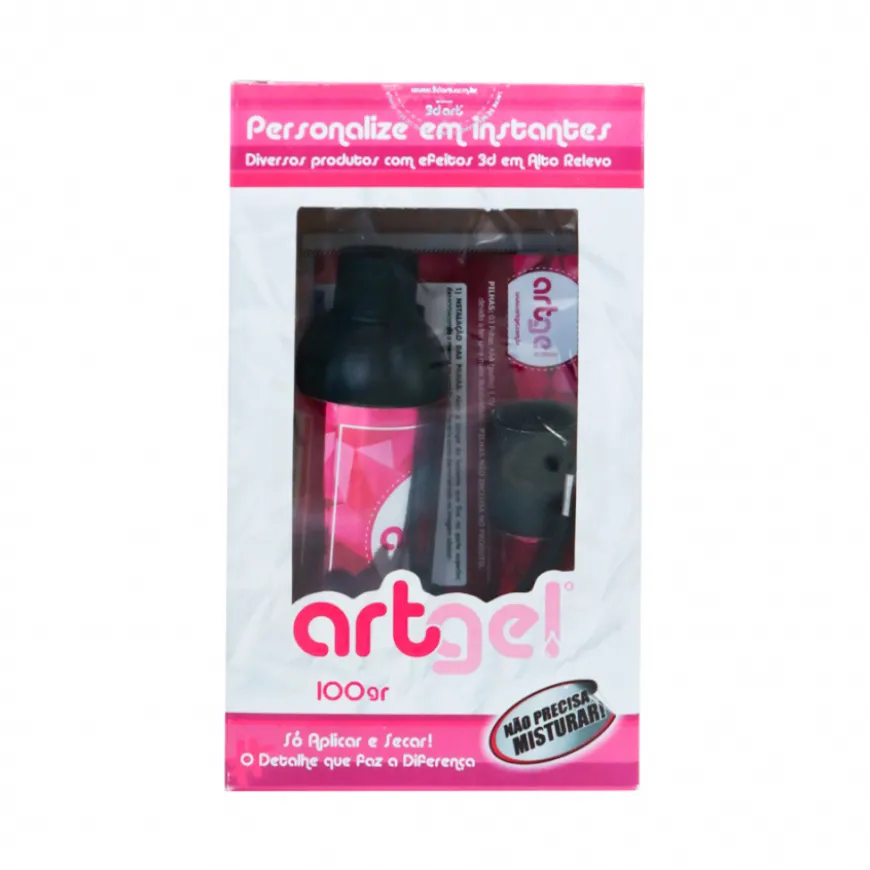 Kit Resina UV com Lanterna ArtGel