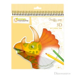 Livro Colorir 3D Avenue Mandarine