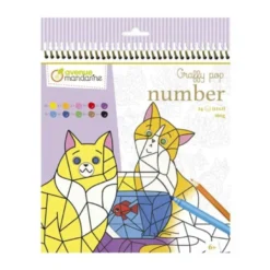 Livro Colorir por Números Avenue Mandarine