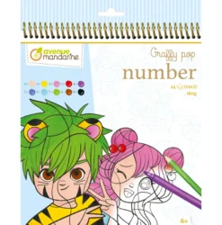 Livro Colorir por Números Avenue Mandarine