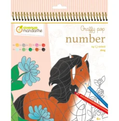 Livro Colorir por Números Avenue Mandarine