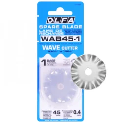 Lâmina Circular Ondulada OLFA (WAB45–1)