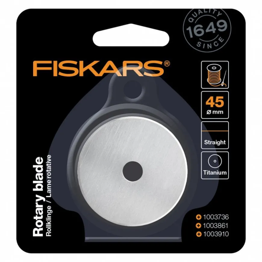 Lâmina Rotativa Titânio Corte Reto Fiskars