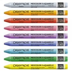 Lápis de Cera Aguarelável Neocolor II Caran D´Ache