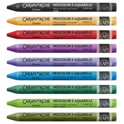 Lápis de Cera Aguarelável Neocolor II Caran D´Ache