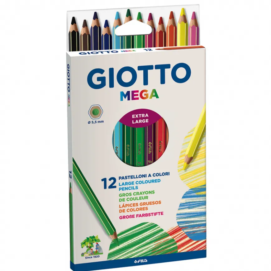 Lápis de Cor Giotto Mega