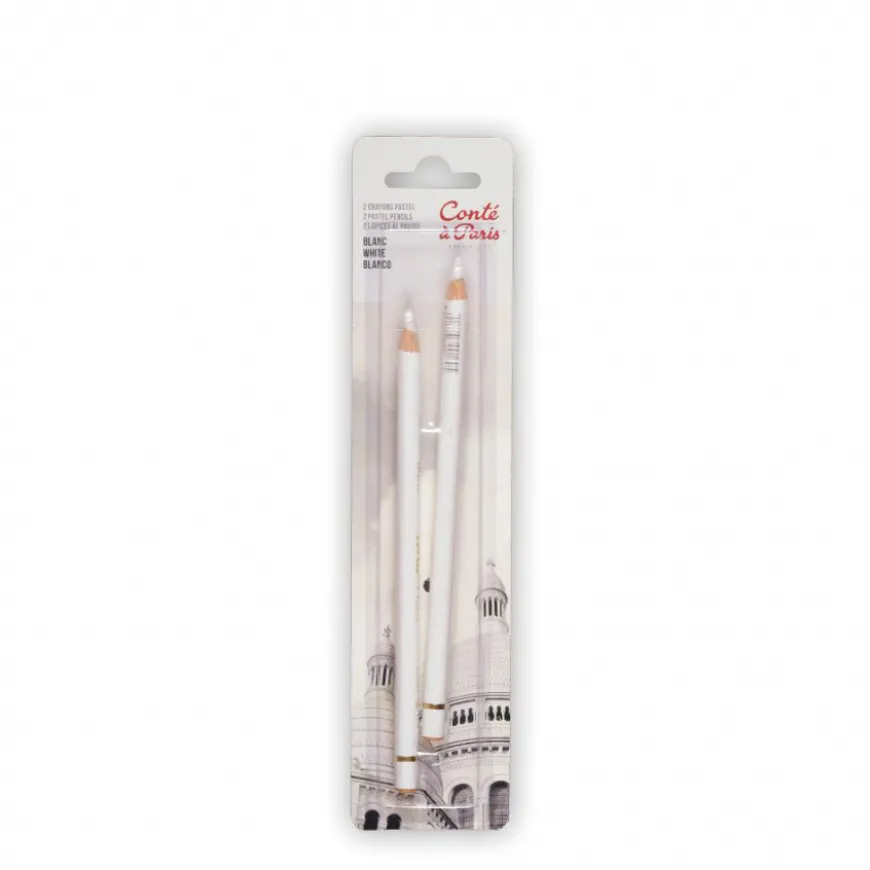 Lápis Pastel Branco em Blister Conté à Paris