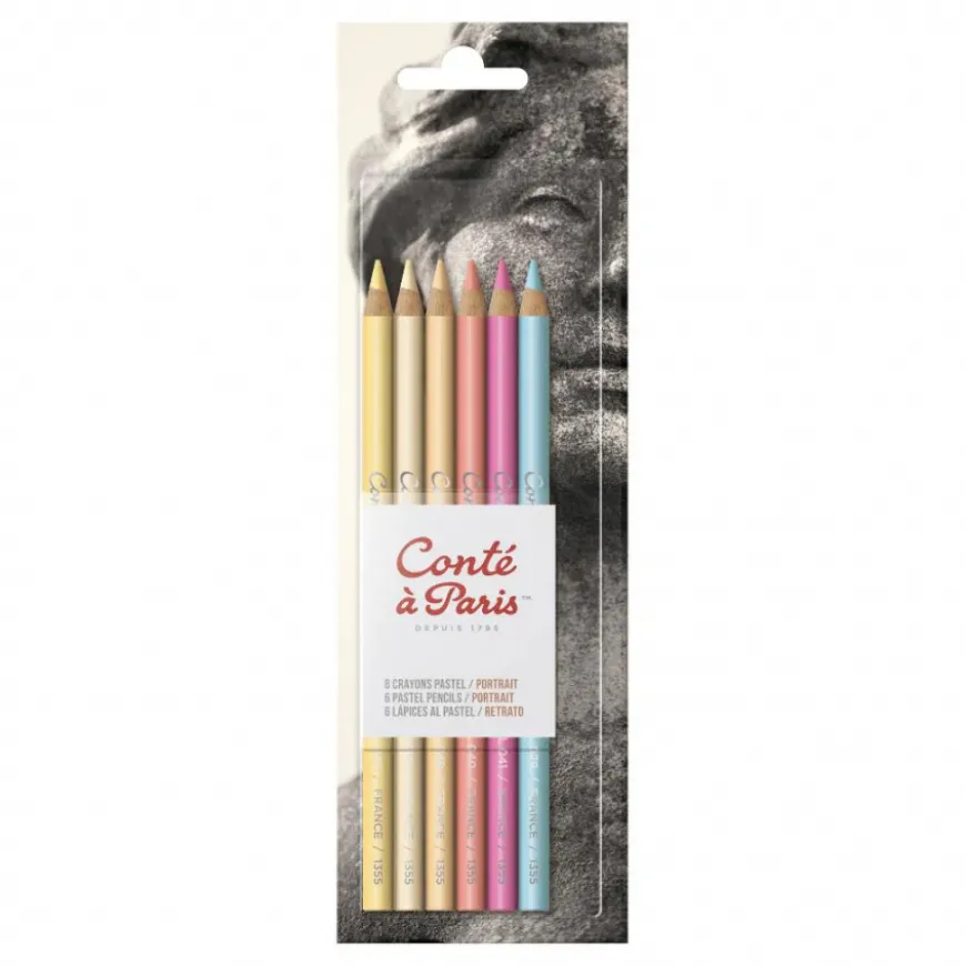 Lápis Pastel em Blister Conté à Paris