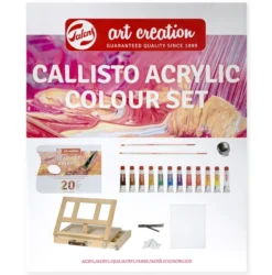 Mala Cavalete Callisto Acrílico Art Creation