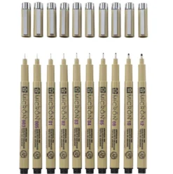 Marcador Calibrado Preto Pigma Micron Sakura
