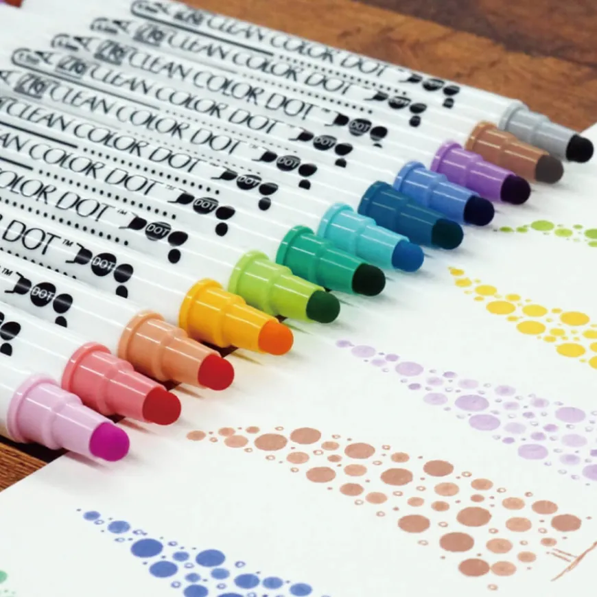 Marcador Clean Color Dot Zig