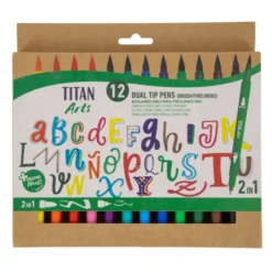 Marcadores Ponta Dupla Titan