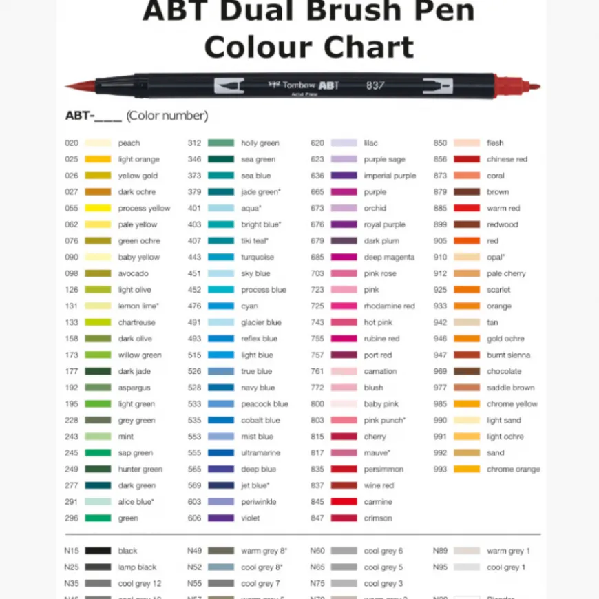 Marcador Pincel Duplo ABT Tombow