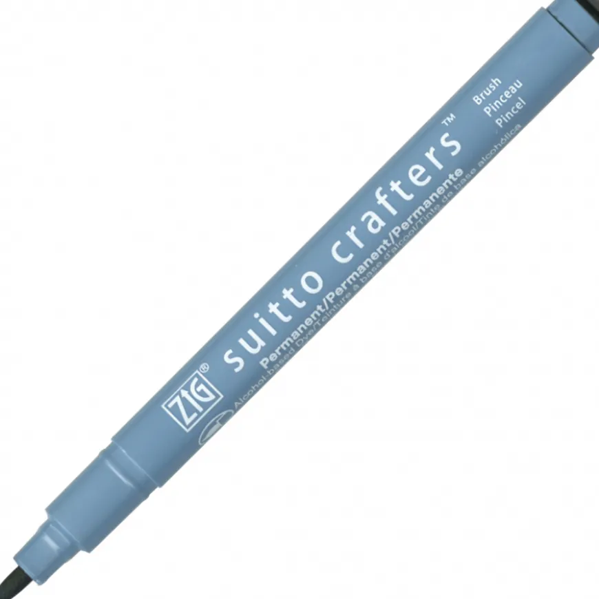 Marcador Pincel Preto Suitto Crafters Zig