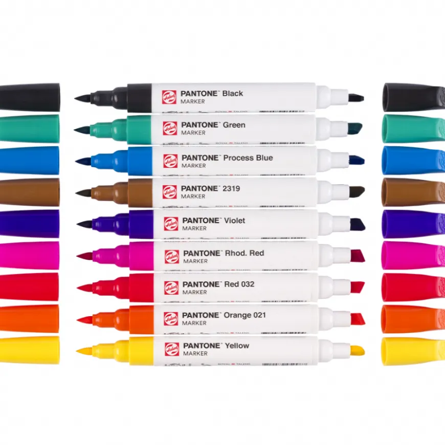 Marcador Ponta Dupla Pantone Talens