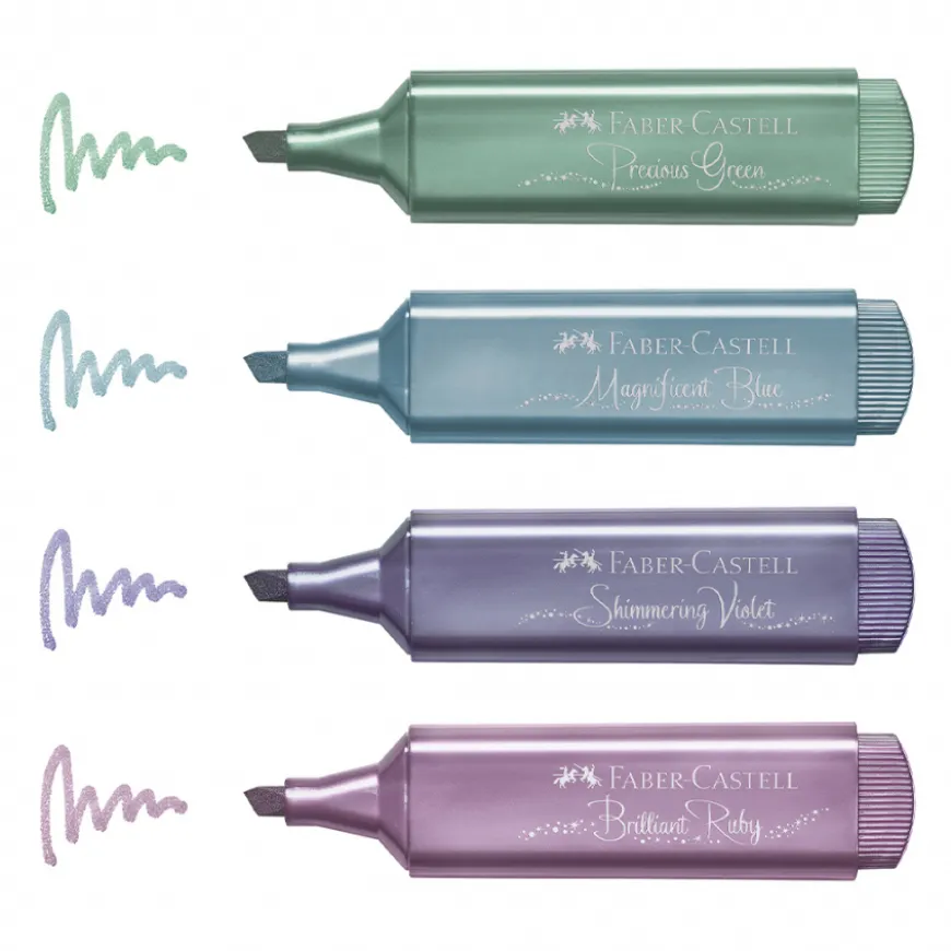 Marcador Textliner Metálico Faber-Castell