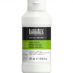 Médio e Verniz Brilhante Liquitex