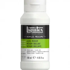 Médio e Verniz Brilhante Liquitex