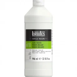 Médio e Verniz Brilhante Liquitex
