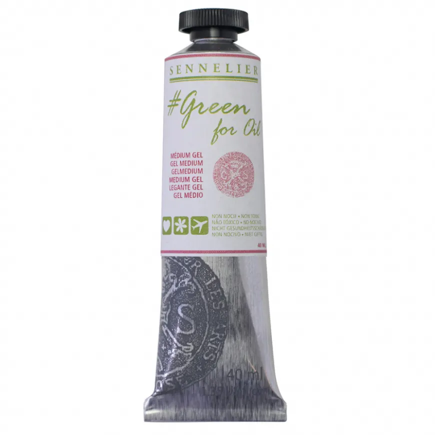 Médio Gel Green para Óleo Sennelier