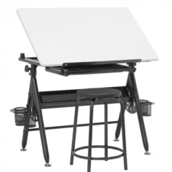 Mesa Estirador Desenho com Banco Stilletto Studio Designs