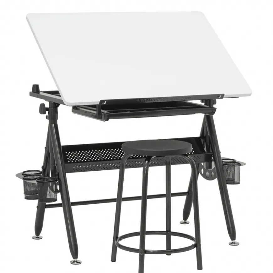 Mesa Estirador Desenho com Banco Stilletto Studio Designs
