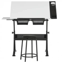 Mesa Estirador Desenho Fusion Com Banco Studio Designs