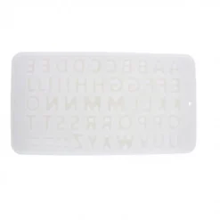 Molde Silicone Alfabeto Cléopâtre