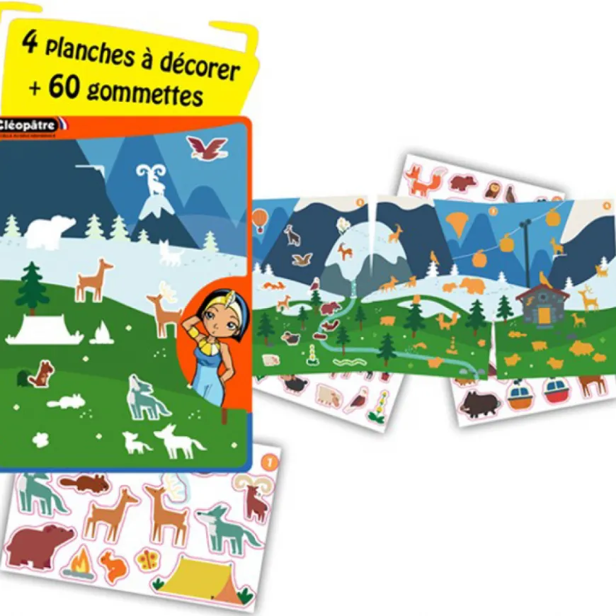 Painel de Autocolantes Temáticos Cléopâtre