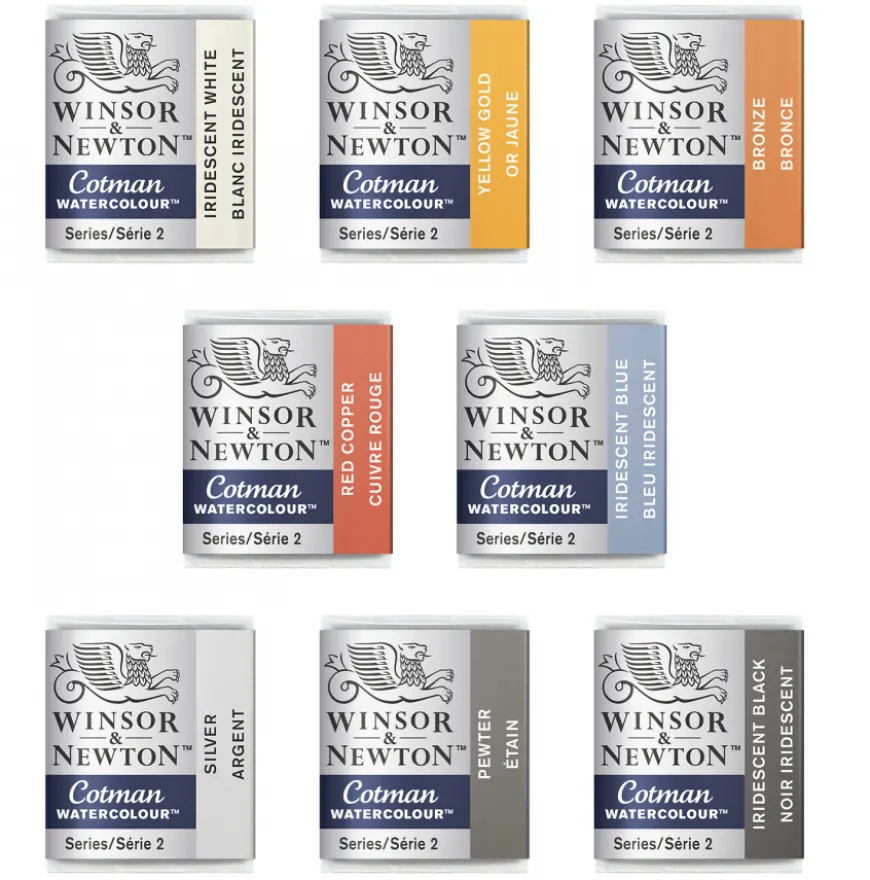 Pastilha Aguarela Metálica Cotman Winsor & Newton