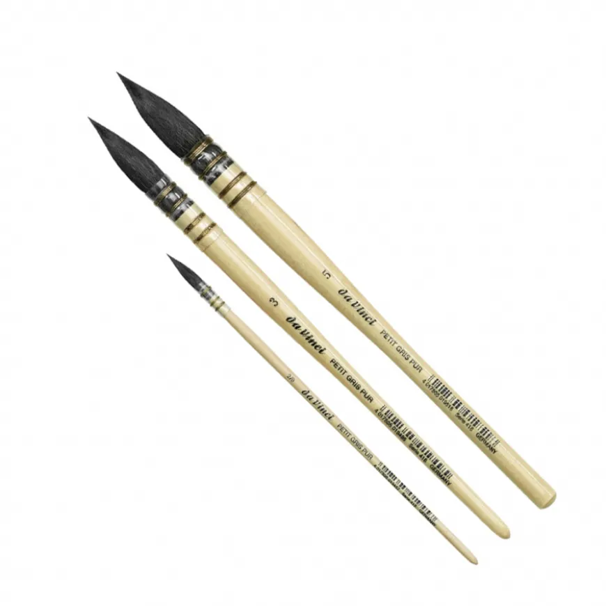 Pincel Aguarela PETIT GRIS PUR 418 Da Vinci