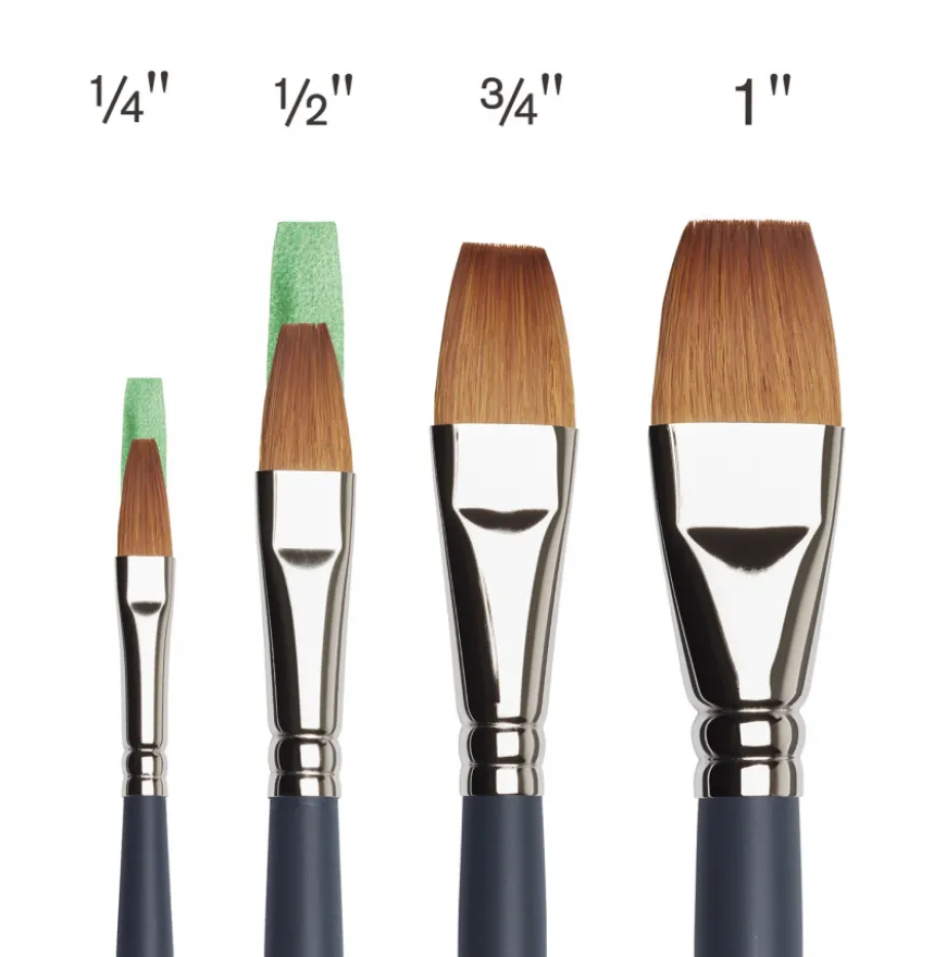 Pincel Aguarela Profissional Plano Curto Winsor & Newton