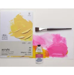 Pincel Galeria para Acrílico Espatulado Curto Winsor & Newton