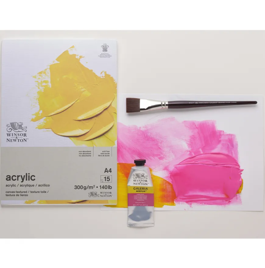 Pincel Galeria para Acrílico Espatulado Curto Winsor & Newton