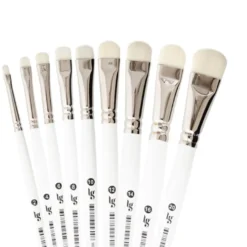 Pincel LG Lingua Gato Pelo Branco Para Tecido