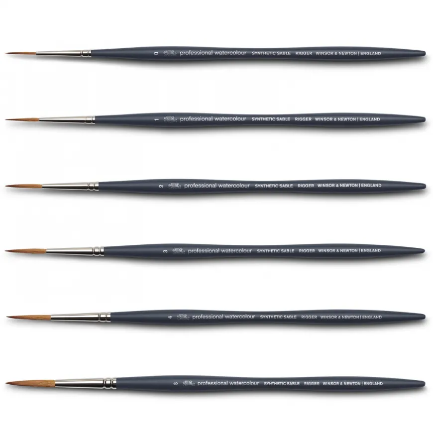 Pincel Rigger Aguarela Profissional Winsor & Newton