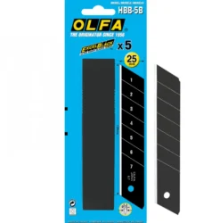 Recarga de Lâminas Segmentada de Prata de 25mm OLFA (HB–5B)