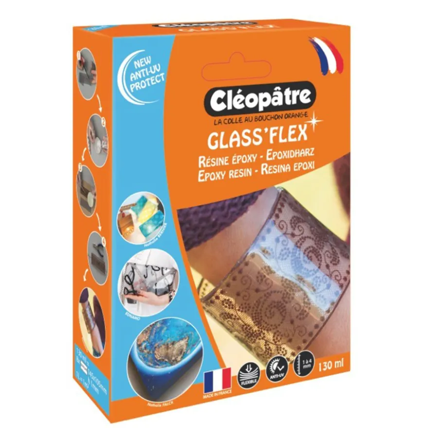 Resina Brilhante Glass Flex + Acessórios